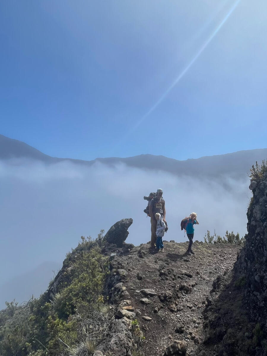 Haleakalā volcanic landscape above the clouds